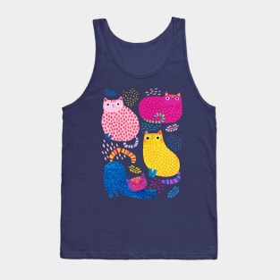 Colourful Kitties Tank Top